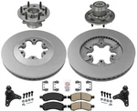 Front Wheel Bearing Hub Assembly Brake Kit For 2009-2012 Colorado Drive New. Price: $513.00.