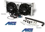 Afco Racing Performance Heat Exchanger / Intercooler Upgrade Kit With Dual Fans New. Price: $899.99.