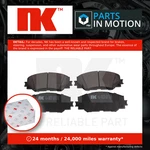 Brake Pads Set Fits Subaru Trezia 1.4D Front 2011 Nk 0446512610 Quality New. Price: $31.72.