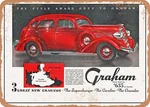 Metal Sign - 1936 Graham Supercharger Sedan Vintage Ad 2 New. Price: $19.95.