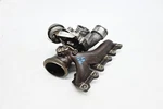15-18 Porsche Cayenne Left Side Turbo Charger Exhaust Manifold Assembly Oem Used. Price: $445.00.