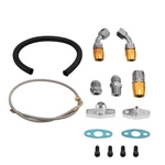 Oil Feed Line & Drain Return For GT30 GT3582 Turbocharger New. Price: $41.72.