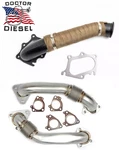 3" Turbo High Flow Up Pipes For 01-04 Chevy Gmc 6.6L LB7 Duramax Diesel New. Price: $259.99.