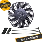 Derale 16109 9" High Output Curved Blade IP68 Electric Puller Fan New. Price: $132.29.
