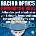 Racing Optics Perimeter Seal Tear Offs Impact Vapor 10230CP Pack New. Price: $43.00.