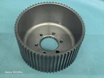8MM 65 Tooth Gt Blower Pulley Supercharger Anodized 3-1/2" Weiand Mooneyham Used. Price: $89.95.