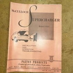 Mcculloch Supercharger Repair Manual VR-57 VS-57 Studebaker Shelby Kaiser Paxton New. Price: $19.40.