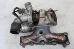 2013 Jaguar Xf Turbocharger Exhaust Manifold 2.0L Used. Price: $235.22.