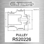 R520226 Pulley Fits John Deere (surplus Open Box) New. Price: $748.34.