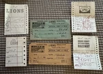 1960S Lions Strip Ocir Timing Slip Lot Racing Gasser Altered Dragster Used. Price: $69.99.