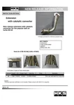 Hks 12-19 Subaru Brz/scion Fr-s/toyota 86 Extension Kit W/ Catalytic Converter New. Price: $946.99.