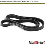 66.33 Serpentine Belt For Chevy Impala 04-05 Dodge Charger 11-13 Buick Regal New. Price: $16.78.