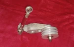 Vintage Small Block Chevy Latham Supercharger Idler Pulley & Bracket Used. Price: $250.00.