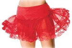 Red Lace Trimmed Petticoat Crinoline Slip, One Size, Brand New, Leg Avenue. Price: $19.99.