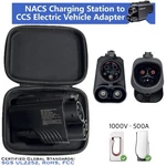 Nacs To CCS1 Tesla Supercharger Fast Adapter 500A 250KW Ford Gm Chevy Bmw New. Price: $198.00.