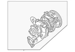 Genuine Audi Turbocharger 0P2-145-701-H New. Price: $2877.21.