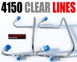 Dual Inlet 4150 Clear Supercharger Blower Fuel Line Kit Holley Carbs New. Price: $259.95.