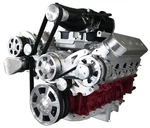 Cvf Chevy Ls Engine Magnuson Serpentine Kit W/ Alternator Only - Polished New. Price: $11190.00.