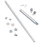 Chrome Dual Quad Tunnel Ram Carb. Inline Linkage Kit Mopar Ford Chevy Blower New. Price: $37.99.