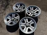 1986-1989 Mitsubishi Starion Chrysler Conquest Oem Set Of Shp Wheels Front/ Rear Used. Price: $1299.99.