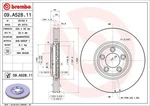 Brembo 09.A528.11 Brake Disc For Daimler, Jaguar Neu. Price: $88.07.