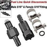 For Bmw 5/16" Gas Fuel Line Hose Quick Release Disconnect Coupling Kit Black Set New. Price: $31.34.