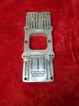 Weiand 671 871 Blower / Supercharger Polished Single Carb Plate Used. Price: $240.00.
