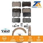 Front Rear Ceramic Brake Pads And Parking Shoes Kit For Cadillac Sts KTN-100697 New. Price: $111.41.
