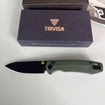 Trivisa Dragonfly-gm JM03-GM-14 Folding Knife Green Micarta Handle 14C28N Plain New. Price: $49.99.