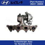 Oem Genuine Turbo Charger Ass'y 282312B800 Hyundai Elantra Ad / Kia K3 Forte New. Price: $1045.93.