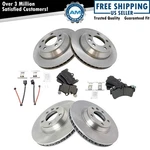 Brake Pad & Rotor Front Rear Semi-metallic Kit For Audi Porsche Volkswagen New. Price: $339.85.