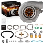 Upgraded Billet Turbo Oil Line Kit V-band Flange To 600HP GT3582 New. Price: $287.98.