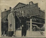 1962 Press Photo Plaque Dedicated In Place Pontalba Across From Jackson Square Unspecified. Price: $19.99.