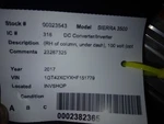Conv/invert/charger Classic Style 100 Volt Fits 14-19 Sierra 1500 Pickup 426768 Used. Price: $479.00.
