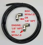 Tial Blow Off Valve Bov Boost Vacuum Push Connect Fitting Kit M10X1.0 1/8NPT 9/9 New. Price: $28.28.