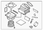 Genuine Nissan Hvac Blower Case Assembly 27200-1EA0E New. Price: $657.78.