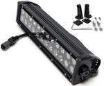 Jegs 75015 Led Light Bar In. Straight Double Row Black Face 9 600 Lumens Incl New. Price: $121.99.