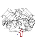 NCA2211AC - Jaguar X100, X308 Engine Drive Belt New. Price: $47.56.